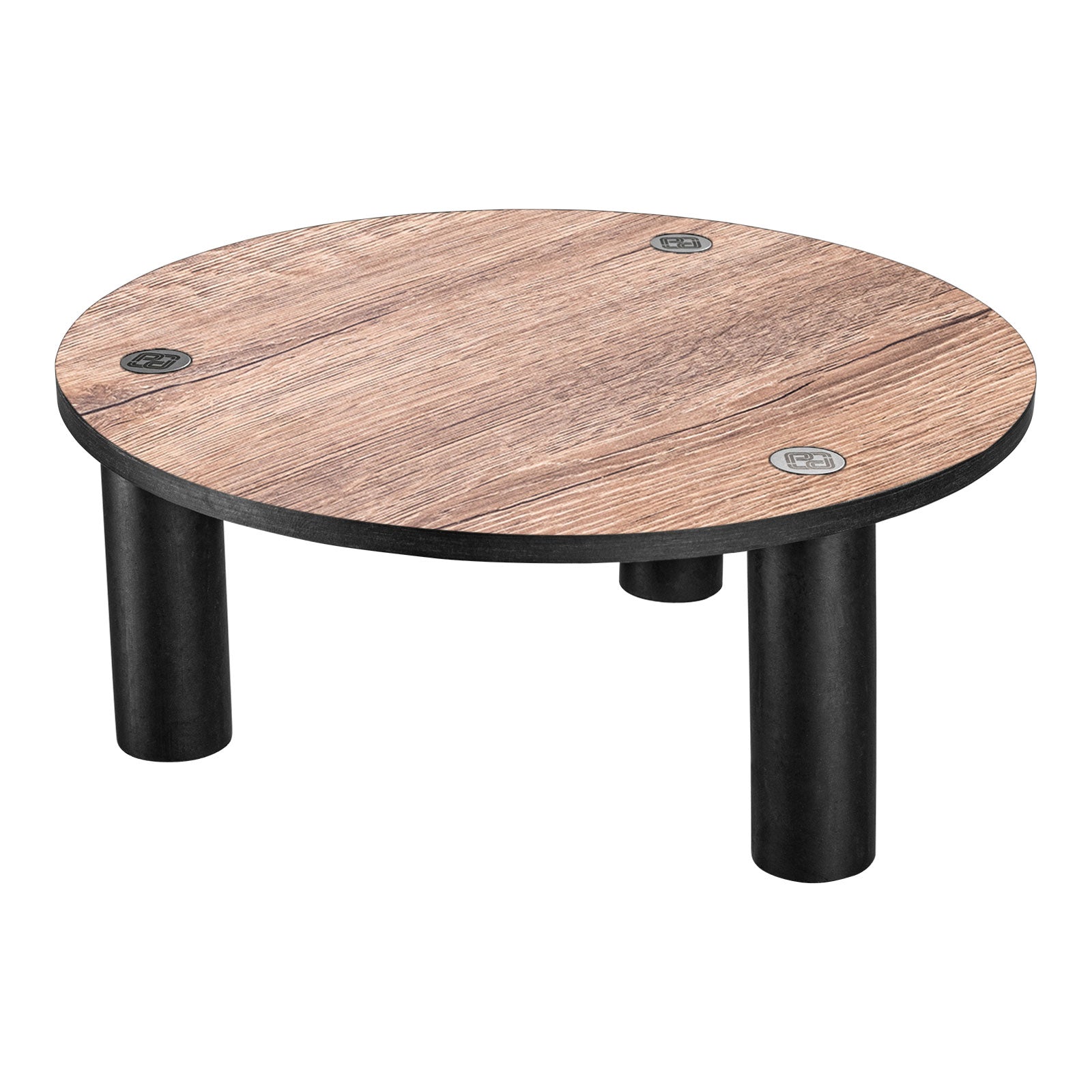 Buffet plate with screwed foot studs