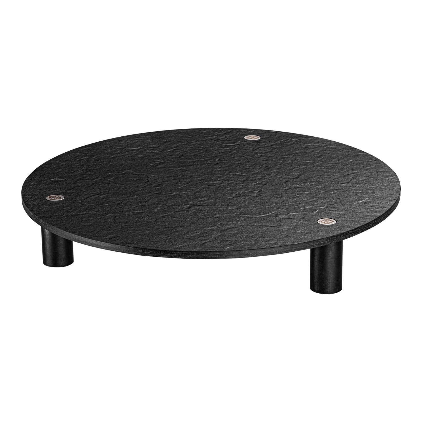 Buffet plate with screwed foot studs