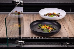 Salat & Feinkostschale | Ø 200 x 50 mm I Inhalt 1.000 ml CLAY200200-50